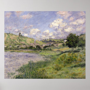 Claude Monet   Landscape, Vetheuil, 1879 Poster