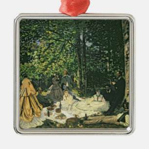 Claude Monet   Le Dejeuner sur l'Herbe, 1865-1866 Metal Tree Decoration