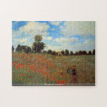 Claude Monet - Les Coquelicots puzzle<br><div class="desc">Les Coquelicots by Claude Monet. Great painting titled Les Coquelicots,  made by Claude Monet.</div>