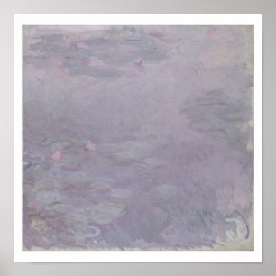 Claude Monet   Light-coloured Waterlilies Poster