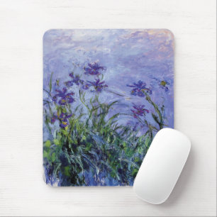 Claude Monet Lila Irises Mouse Mat