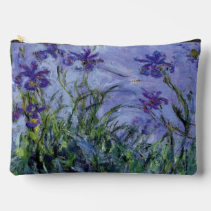 Claude Monet Lilac Irises Accessory Pouch