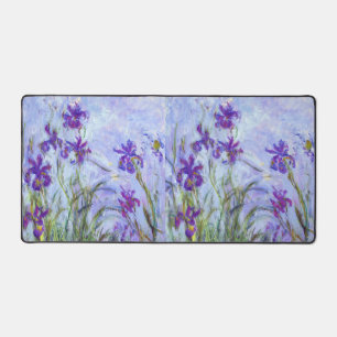 Claude Monet - Lilac Irises / Iris Mauves Desk Mat