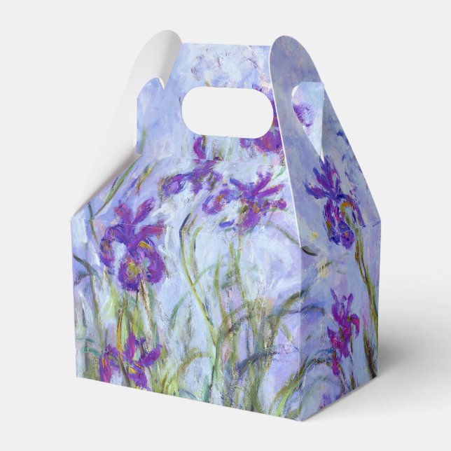 Claude Monet - Lilac Irises / Iris Mauves Favour Box (Front Side)