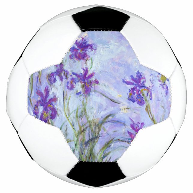 Claude Monet - Lilac Irises / Iris Mauves Football (Front)