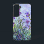 Claude Monet - Lilac Irises / Iris Mauves Samsung Galaxy Case<br><div class="desc">Lilac Irises / Iris Mauves - Claude Monet,  1914-1917</div>