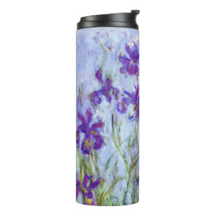 Claude Monet - Lilac Irises / Iris Mauves Thermal Tumbler