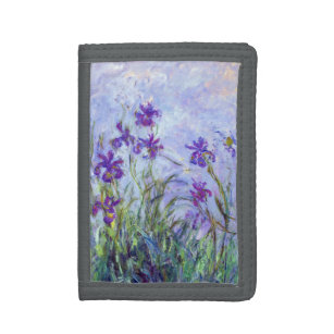 Claude Monet - Lilac Irises / Iris Mauves Trifold Wallet