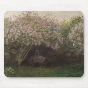 Claude Monet   Lilacs, Grey Weather, 1872 Mouse Mat