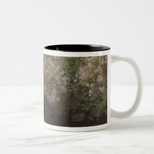 Claude Monet Lilacs, Grey Weather, 1872 Two-Tone Coffee Mug