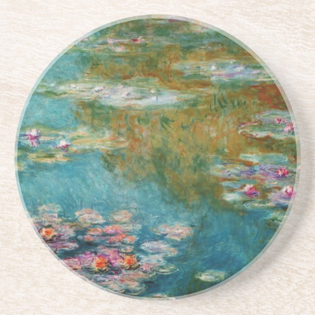 Claude Monet, Lily Pond at Giverny Coaster (Front)