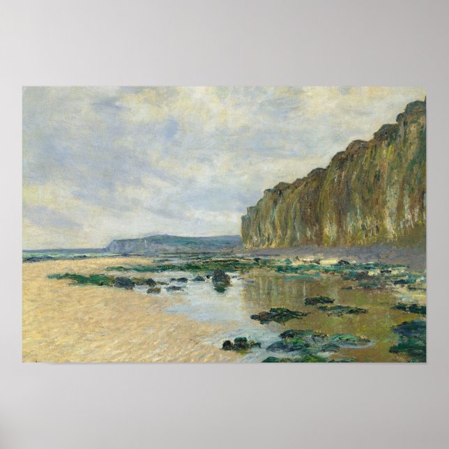 Claude Monet - Low Tide at Varengeville Poster (Front)