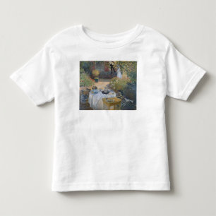 Claude Monet Luncheon: Monet's garden Argenteuil Toddler T-Shirt
