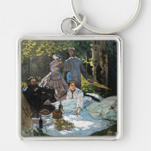Claude Monet - Luncheon on the Grass, Right Panel Key Ring