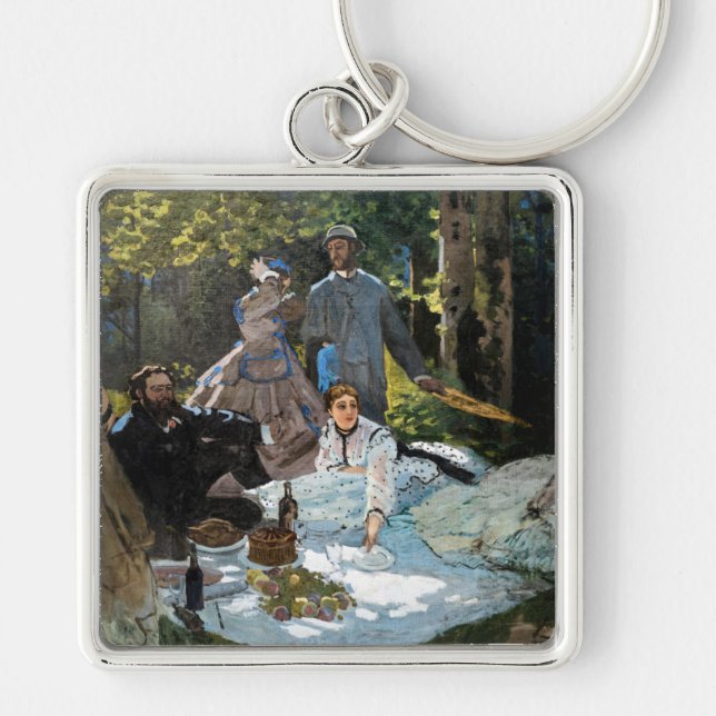 Claude Monet - Luncheon on the Grass, Right Panel Key Ring (Front)
