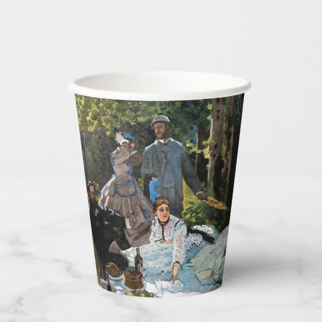 Claude Monet - Luncheon on the Grass, Right Panel Paper Cups (Front)