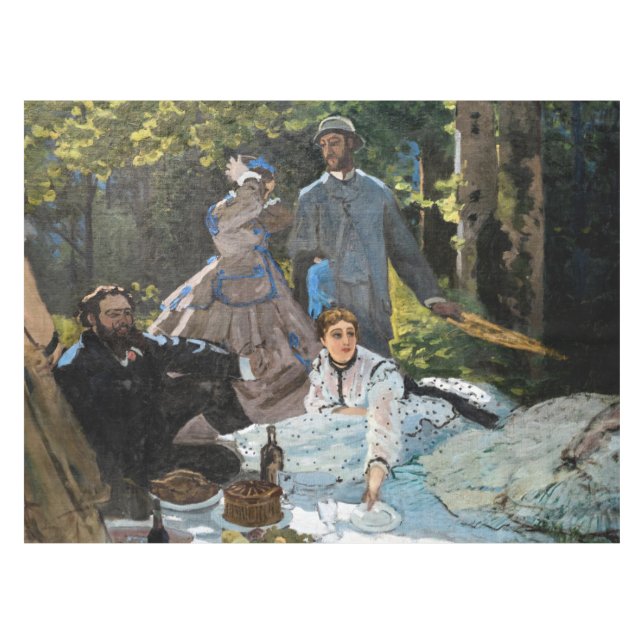 Claude Monet - Luncheon on the Grass, Right Panel Tablecloth (Front (Horizontal))