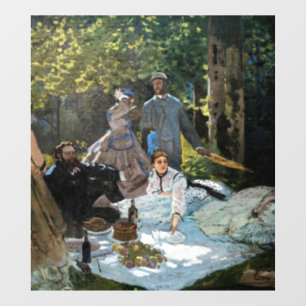Claude Monet - Luncheon on the Grass, Right Panel Window Cling