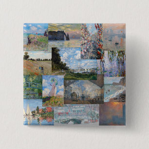 Claude Monet - Masterpieces Patchwork 15 Cm Square Badge