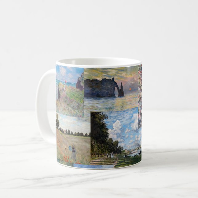 Claude Monet - Masterpieces Patchwork Coffee Mug (Front Left)