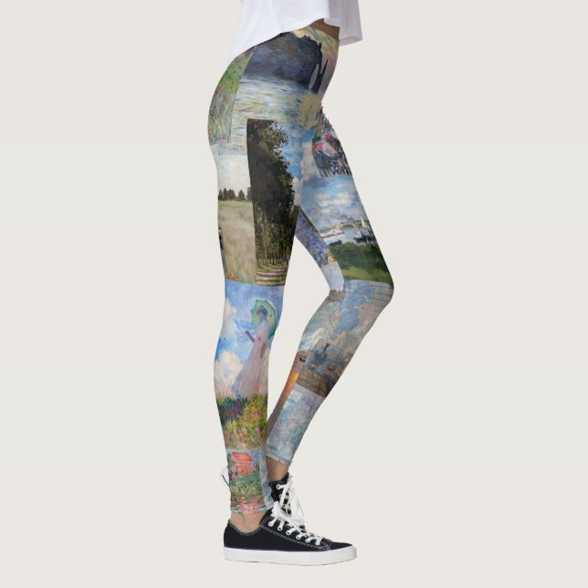 Claude Monet - Masterpieces Patchwork Leggings (Right)