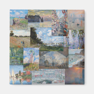 Claude Monet - Masterpieces Patchwork Magnet