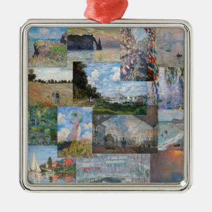 Claude Monet - Masterpieces Patchwork Metal Tree Decoration