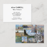 Claude Monet - Masterpieces Patchwork - QR Code Business Card<br><div class="desc">Claude Monet - Masterpieces Patchwork</div>