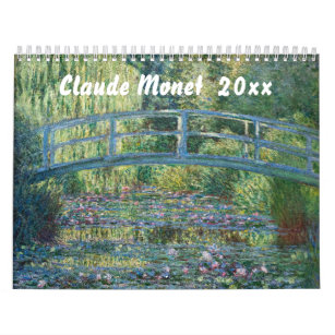 Claude Monet Masterpieces Selection Calendar