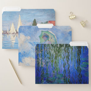 Claude Monet Masterpieces selection File Folder