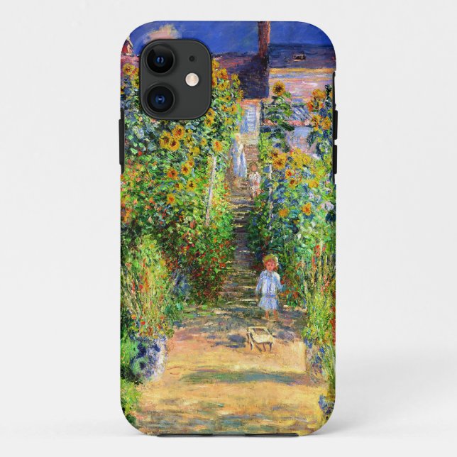 Claude Monet: Monet's Garden at Vétheuil Case-Mate iPhone Case (Back)