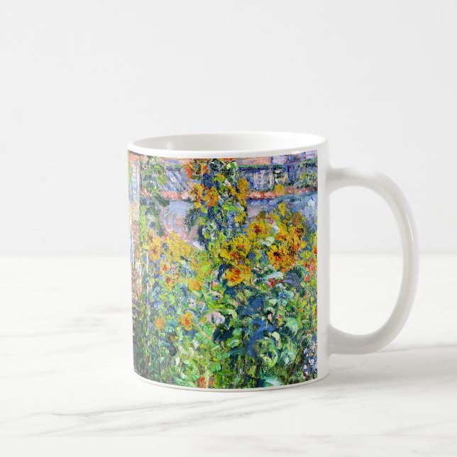 Claude Monet: Monet's Garden at Vétheuil Coffee Mug (Right)