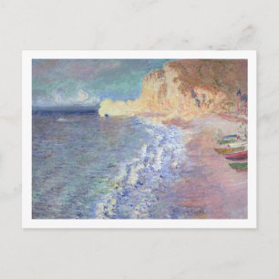 Claude Monet Morning at Etretat Postcard