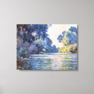 Claude Monet, Morning on the Seine at Giverny Canvas Print