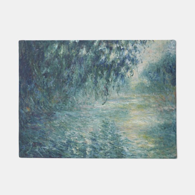 Claude Monet Morning On The Seine Doormat (Front)