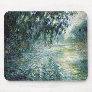 Claude Monet Morning on the Seine Mouse Mat