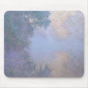 CLAUDE MONET "MORNING ON THE SEINE" MOUSE PAD
