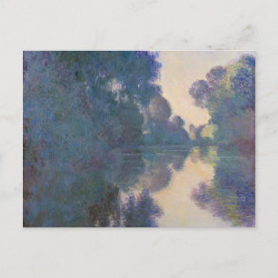 Claude Monet   Morning on the Seine near Giverny Postcard