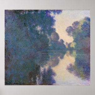 Claude Monet Morning on the Seine near Giverny Poster