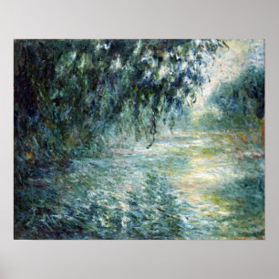 Claude Monet Morning on the Seine Poster