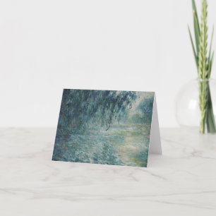 Claude Monet - Morning On The Seine Thank You Card