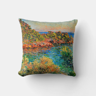 Claude Monet - Near Monte Carlo, Cushion