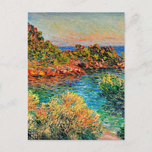 Claude Monet - Near Monte Carlo, Postcard (Front)