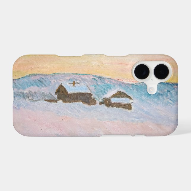 Claude Monet - Norway Landscape, Blue Houses (Back (Horizontal))