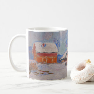 Claude Monet - Norway, Red Houses at Bjornegaard Coffee Mug