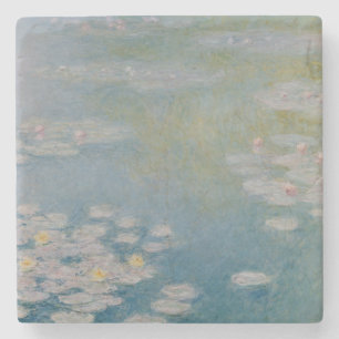 Claude Monet   Nympheas at Giverny, 1908 Stone Coaster