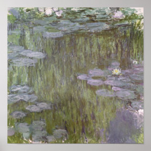 Claude Monet Nympheas at Giverny, 1918 Poster