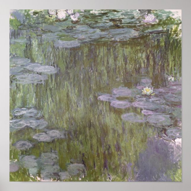 Claude Monet | Nympheas at Giverny, 1918 Poster (Front)