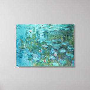 Claude Monet - Nymphéas - Water Lilies - Sea lions Canvas Print