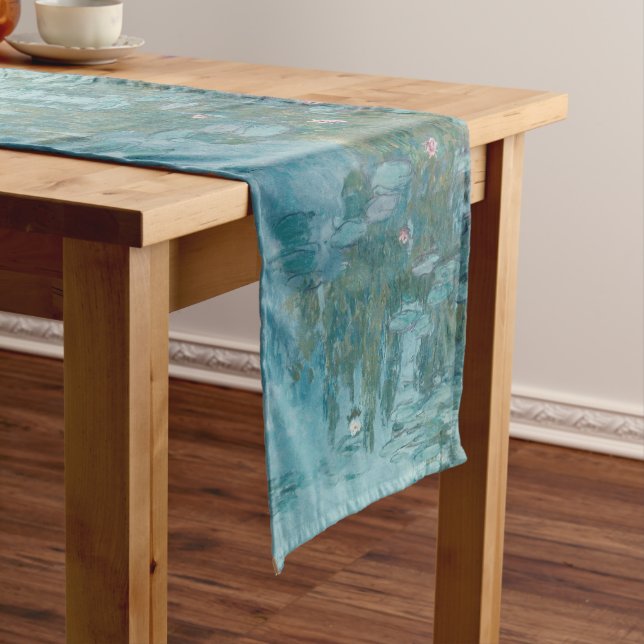 Claude Monet - Nymphéas - Water Lilies - Sea lions Long Table Runner (In Situ)